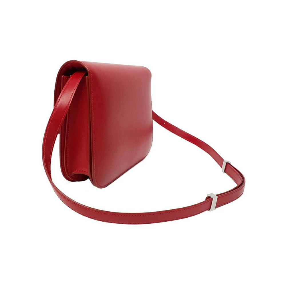 Celine bag Leather Shoulder Box Red